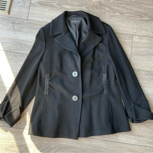 Evelin Brandt  Berlin Wool Blend Made In Germany Blazer - Picture 4 of 14